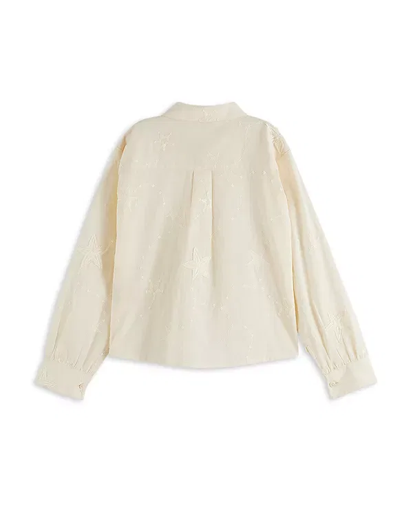 Детская рубашка для девочек с длинным рукавом Scotch & Soda, Eggnog — фото 2