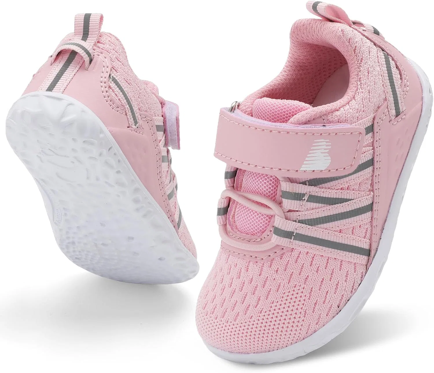 Детские кроссовки для девочек с мягкой антискользящей подошвой BARERUN, Pink