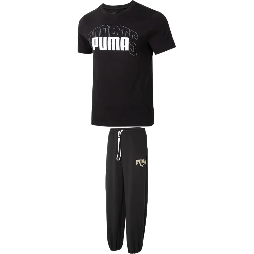 

PUMA Повседневный спортивный костюм мужской черный