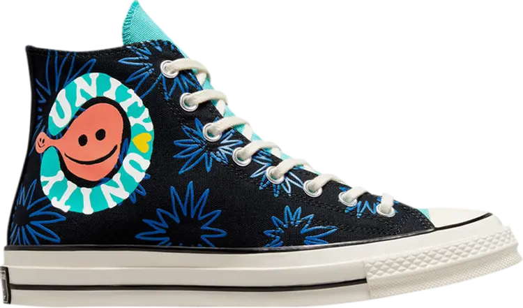 

Кроссовки Converse Chuck 70 High Sunny Floral, черный