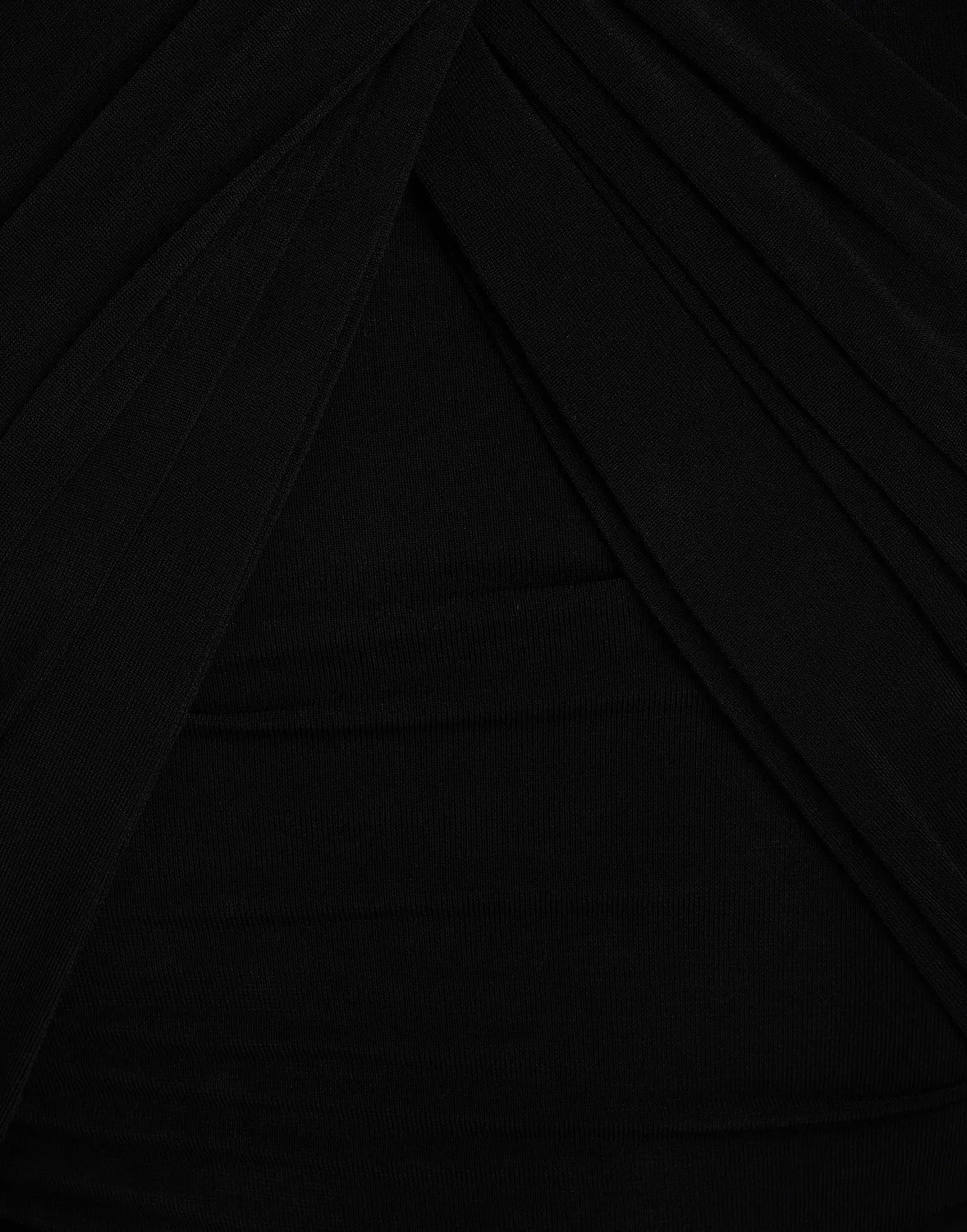 Женский топ с длинным рукавом Saint Laurent, черный — фото 2