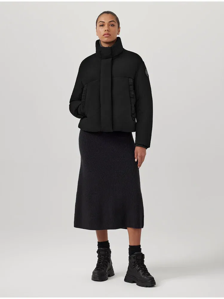 Куртка пуховик Junction Cropped Puffer CANADA GOOSE, Black