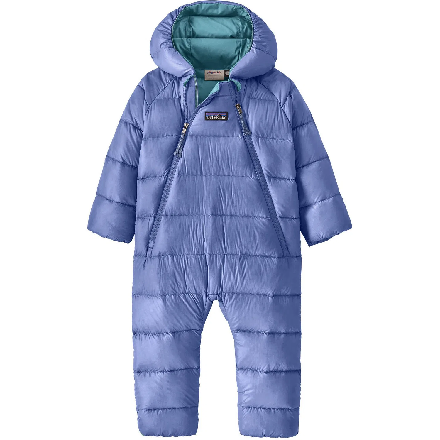 Комбинезон-боди утепленный с капюшоном Hi-Loft Down Sweater Bunting Patagonia, Diver Blue
