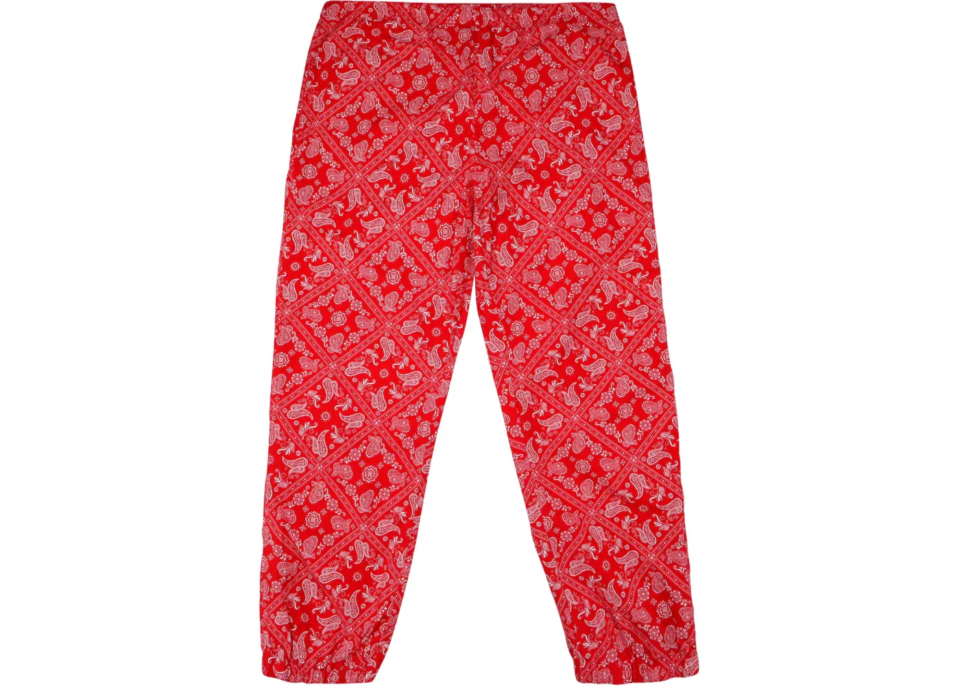 Мужские брюки с принтом Supreme Bandana Track Pant, Red