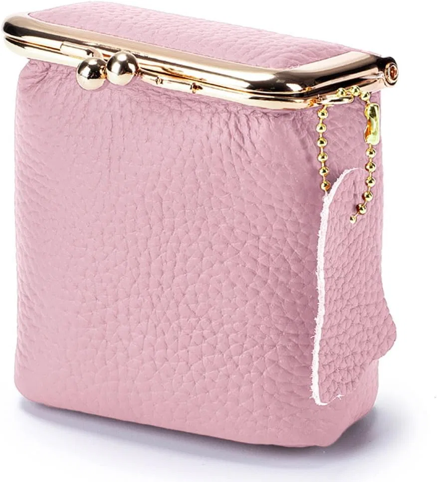 Косметичка Leather Lipstick Bag MiOYOOW, 8x9x4 см, Pink