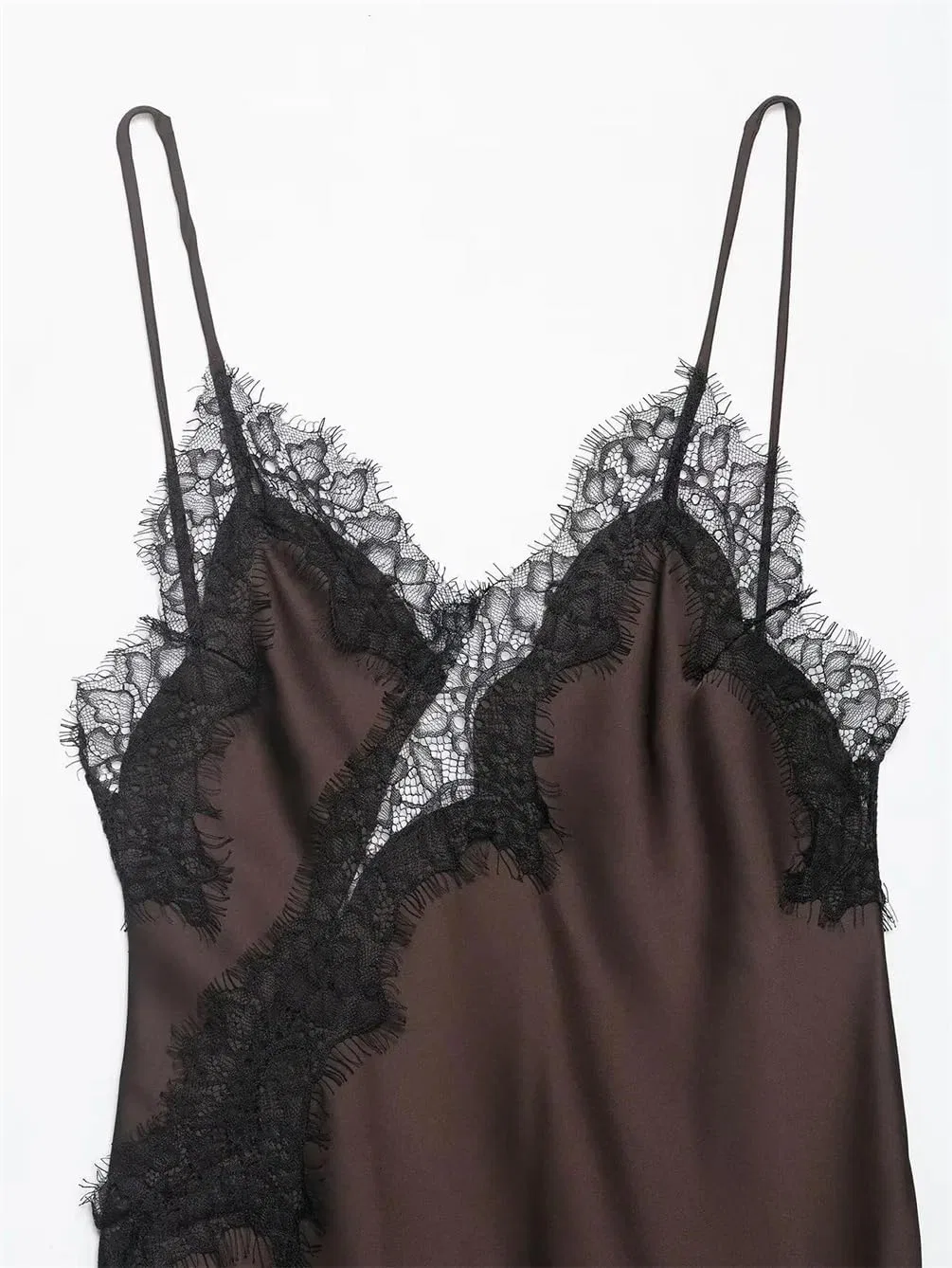 Женское платье с открытыми плечами, Irregular Hem, бежевый — фото 3