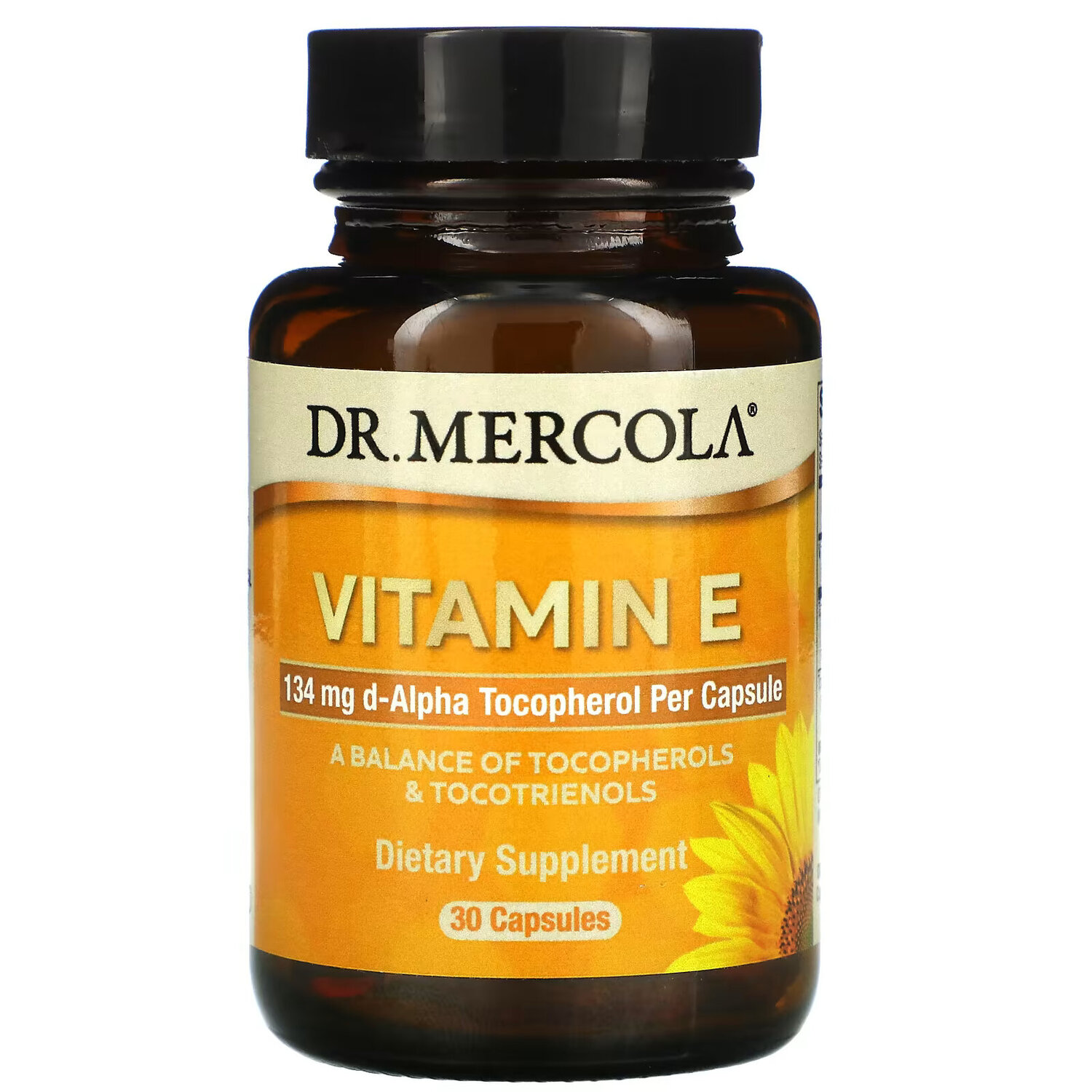 

Dr. Mercola, витамин E, 30 капсул