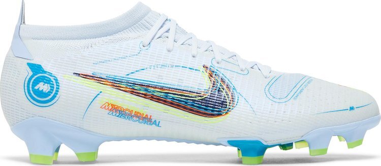 Бутсы Nike Mercurial Vapor 14 Pro FG 'Grey Light Marine', серый — фото 2