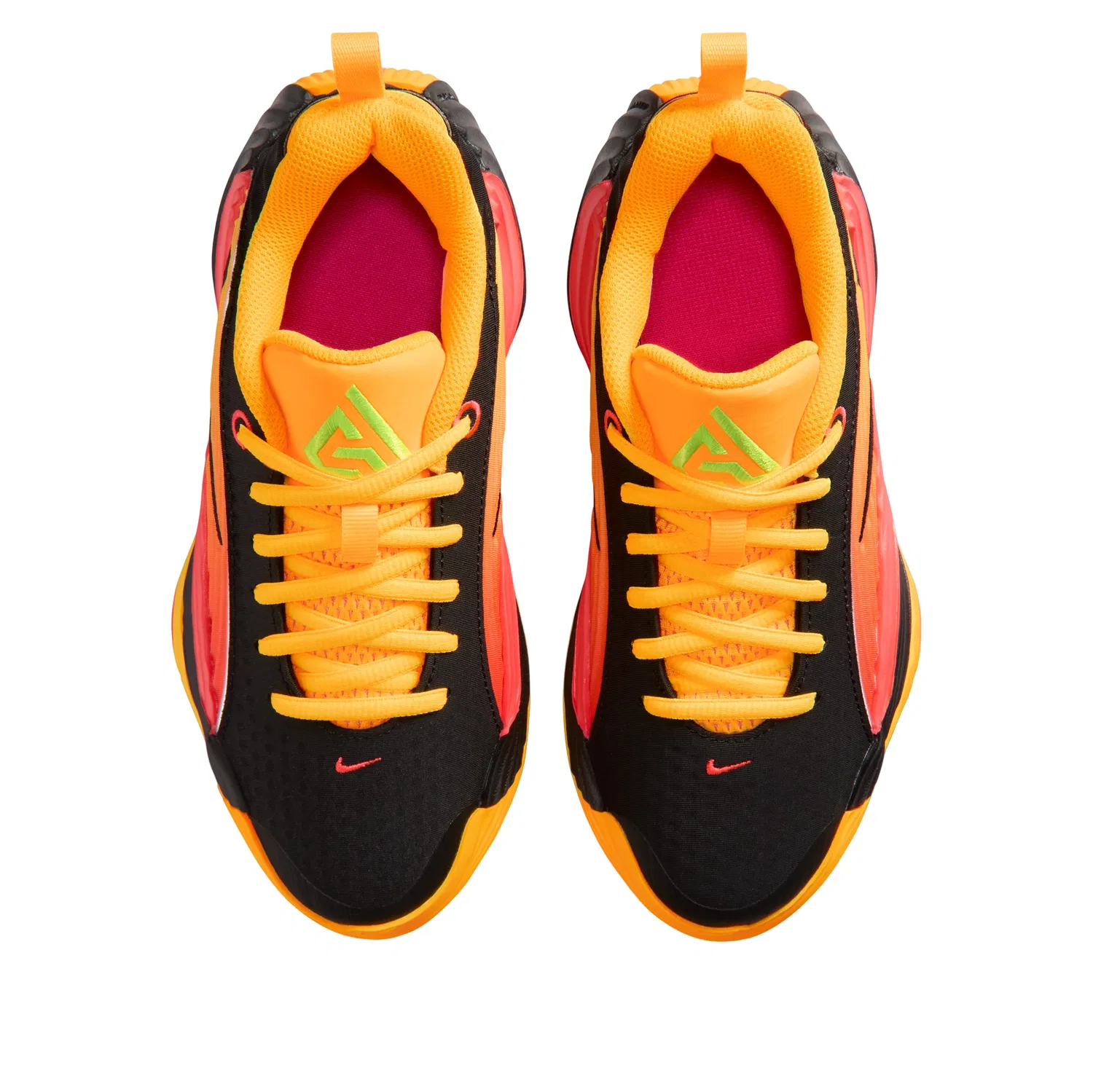 Детские кроссовки с текстильным верхом Giannis Immortality 5 'Laser Crimson Laser Orange' Nike, Laser Crimson/Laser Orange — фото 2