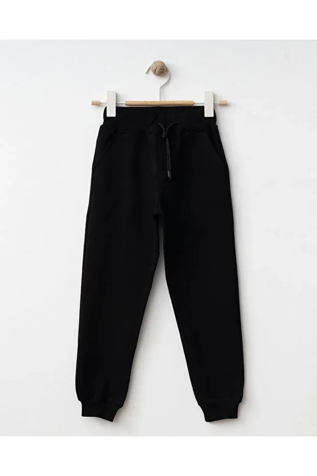Детские спортивные штаны для девочек с утяжкой Re&Gi Rekor, Black
