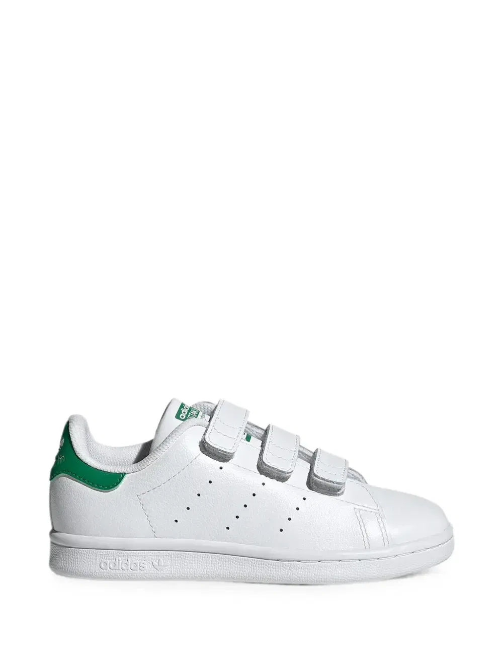 Кроссовки Stan Smith на липучках Adidas Kids, белый