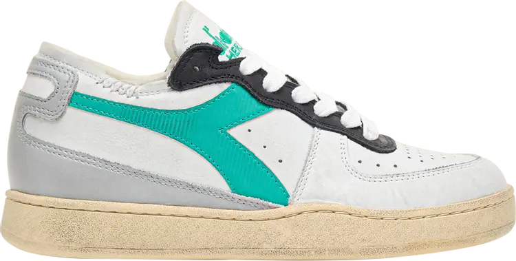 

Кроссовки Mi Basket Row Cut White Peacock Green, белый
