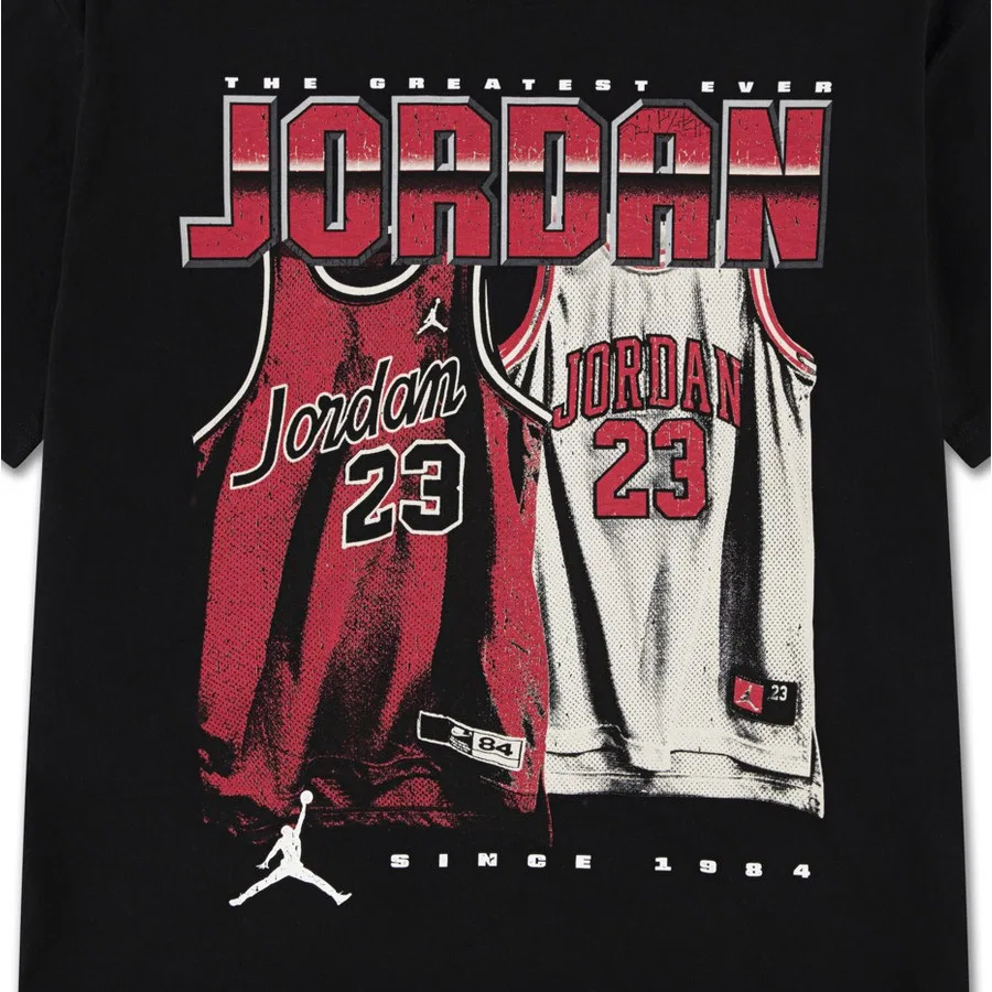 Детская футболка с длинным рукавом Jordan Home and Away Nike, Черный — фото 2