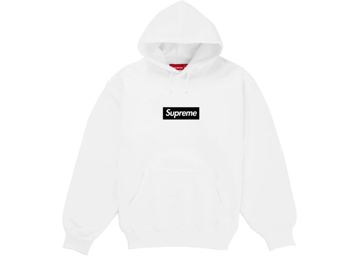 Мужская худи с принтом Supreme Paris Anniversary Box Logo, White