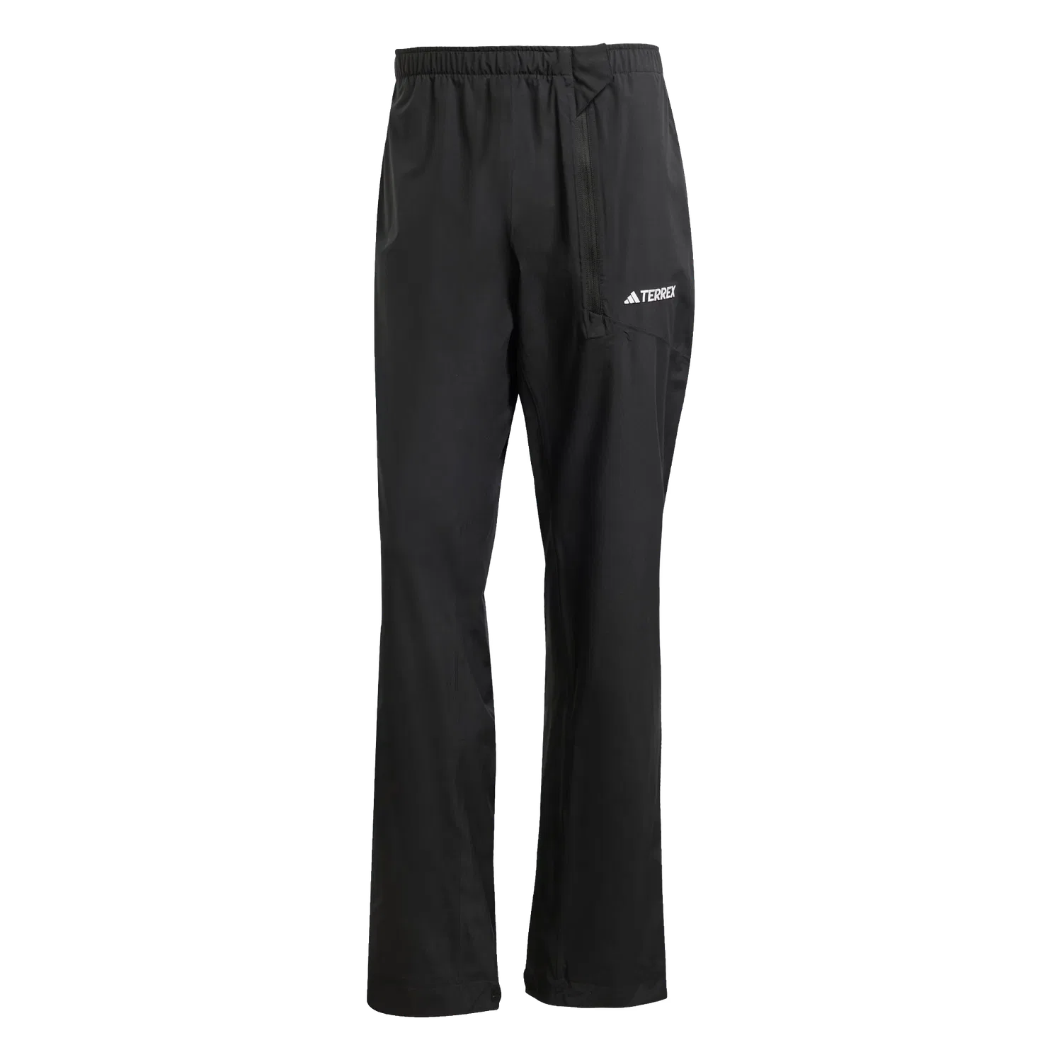 Мужские широкие длинные дождевые брюки Adidas Terrex Multi Climaproof Two-Layer Regenhose 2.0, черный