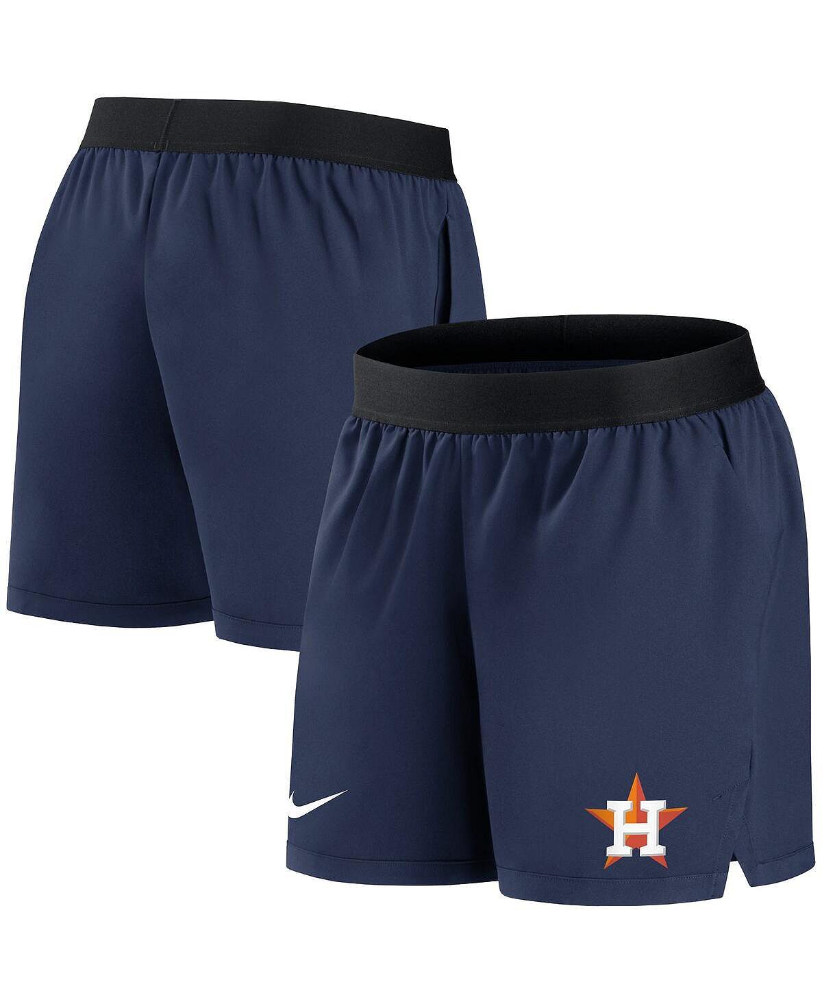 

Женские темно-синие шорты houston astros authentic collection flex vent max performance Nike, синий