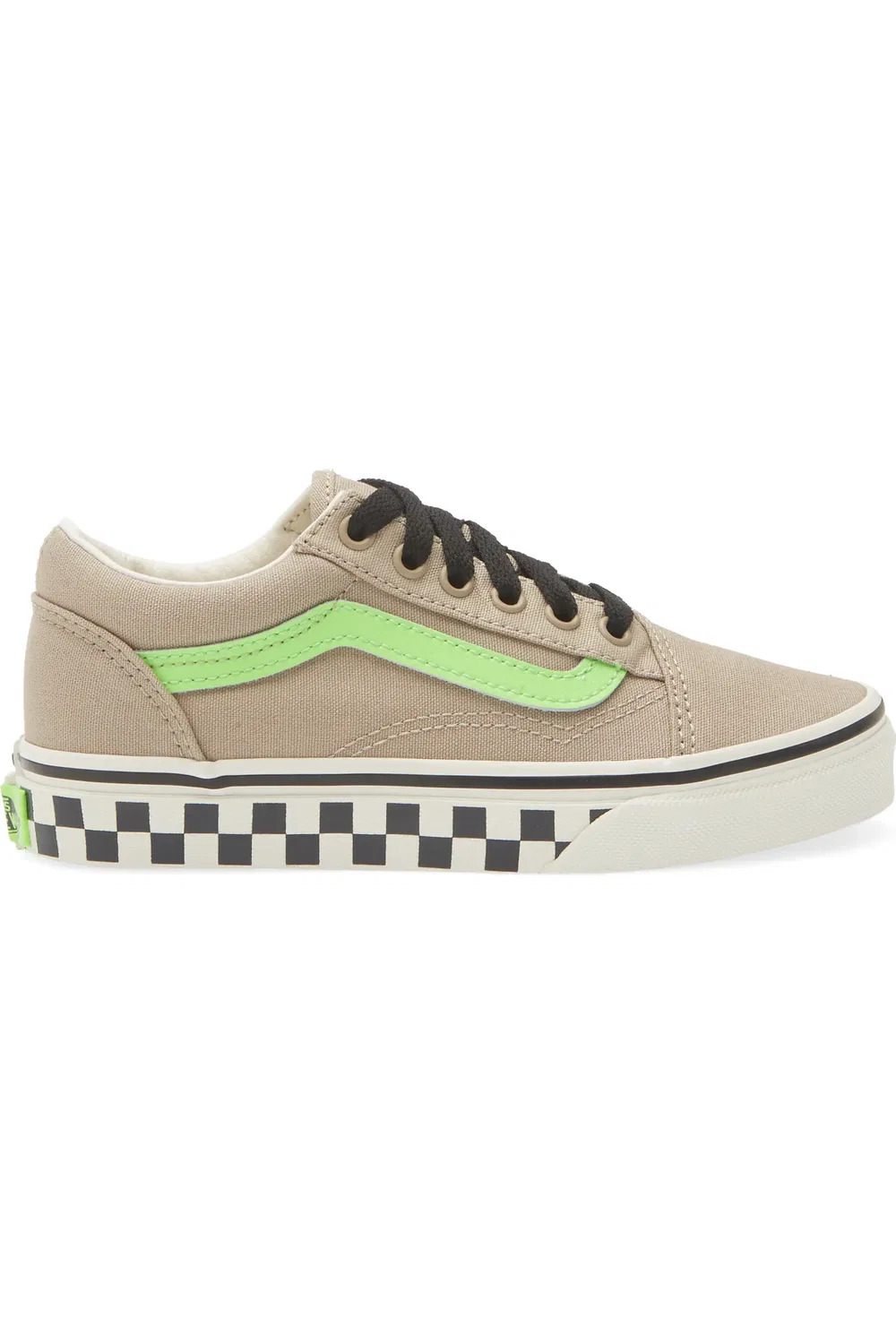 Кеды детские на низком профиле Old Skool Vans, Glow Bay Leaf — фото 3