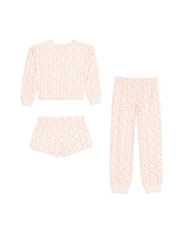 Детский комплект пижам для девочек с принтом Big Kid Splendid, Pink Multi — фото 2