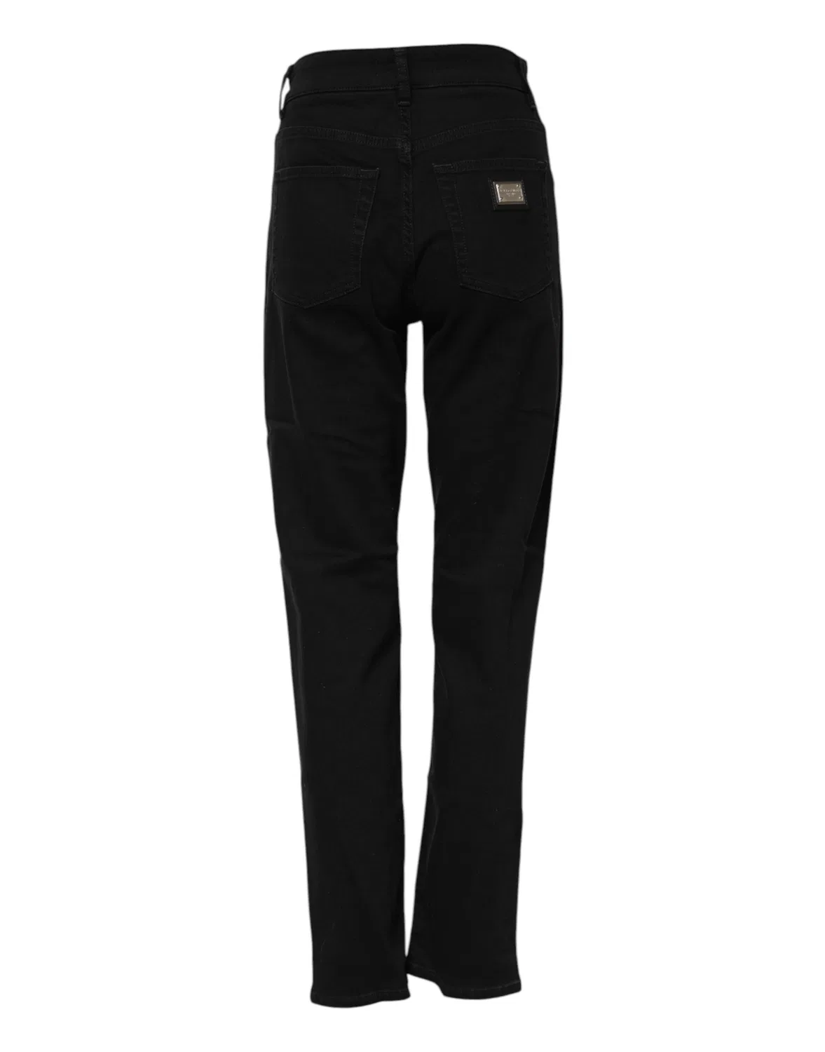 Женские джинсы-бойфренд с застежкой-молнией Boyfriend Jeans Dolce & Gabbana, Black — фото 2
