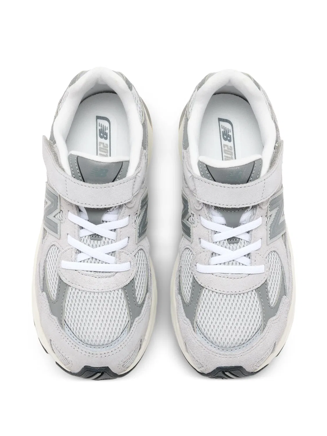 Кроссовки ABZORB 2010 на липучках New Balance Kids, серый — фото 3