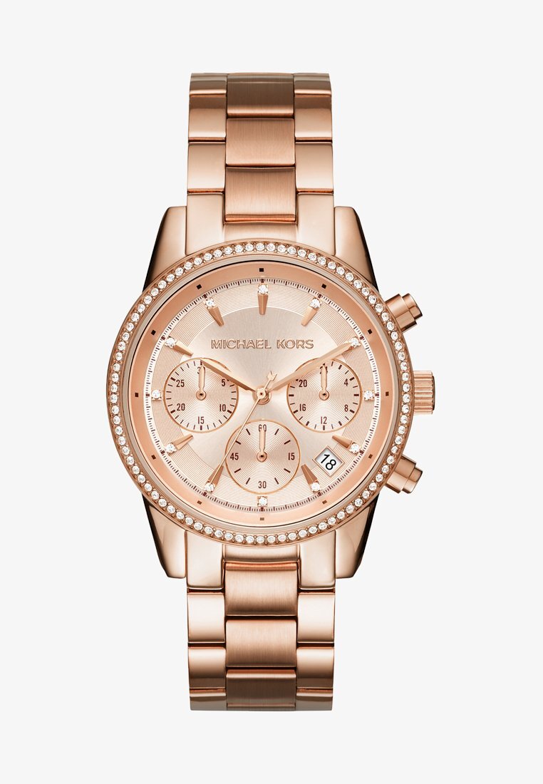 

Часы наручные Michael Kors Ritz с хронографом, розовое золото