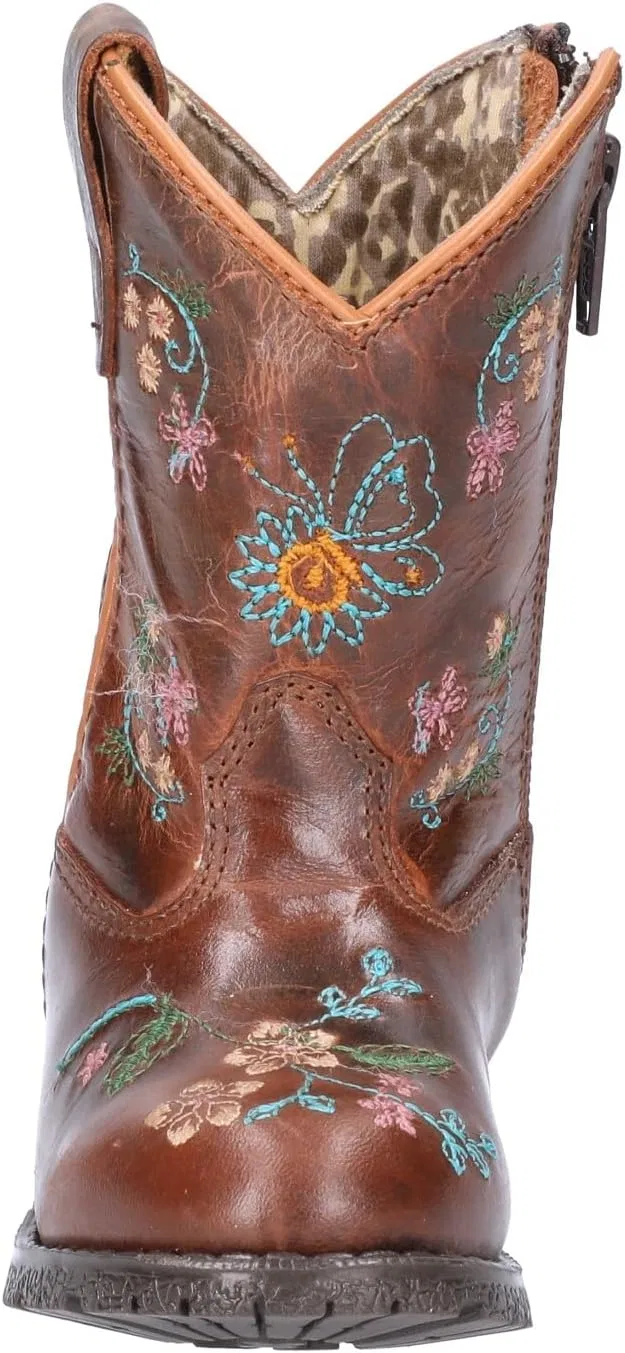 Детские ковбойские сапоги для девочек Florence Brown Leather Smoky Mountain Boots, Florence — фото 2