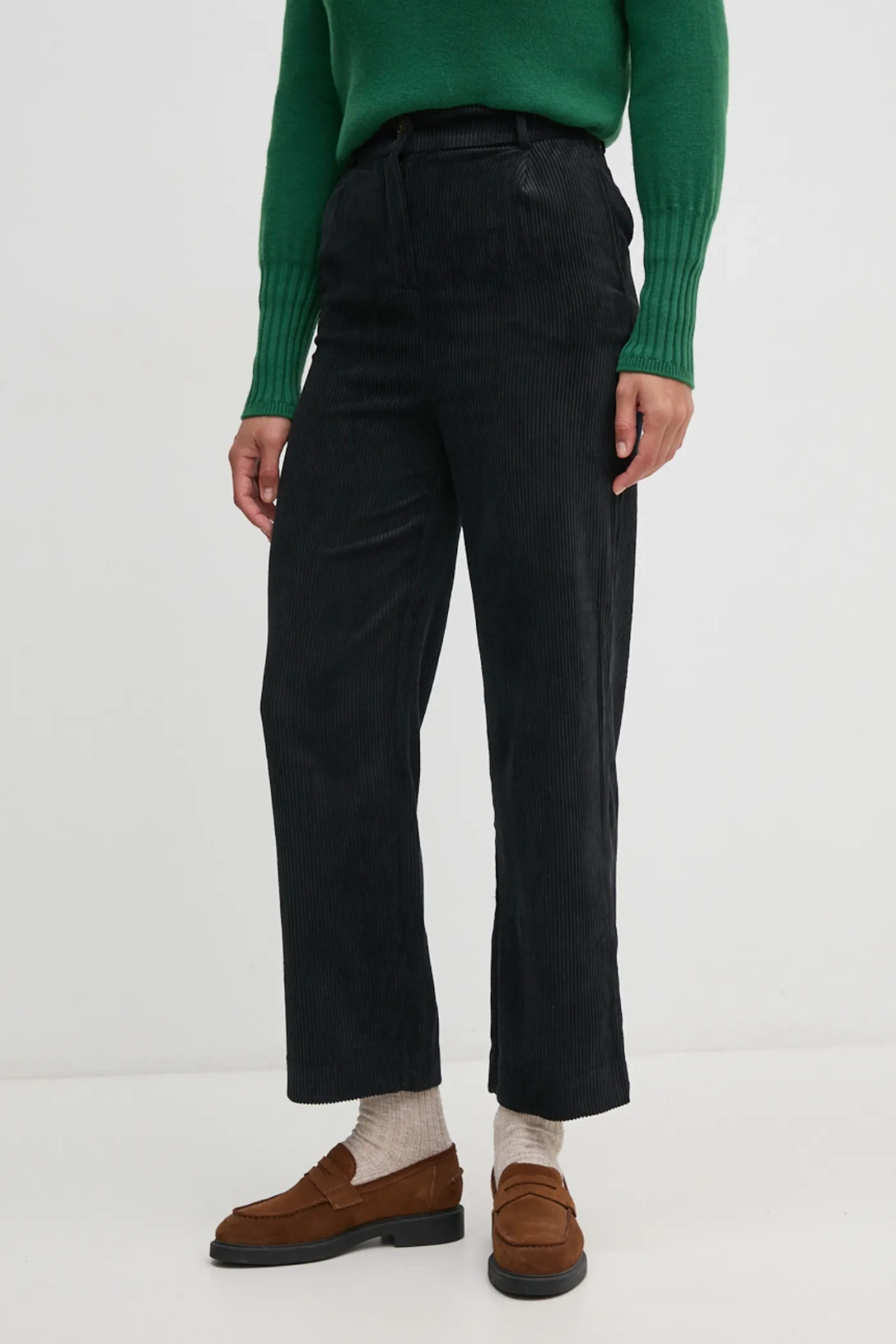 

Вельветовые брюки United Colors of Benetton, черный