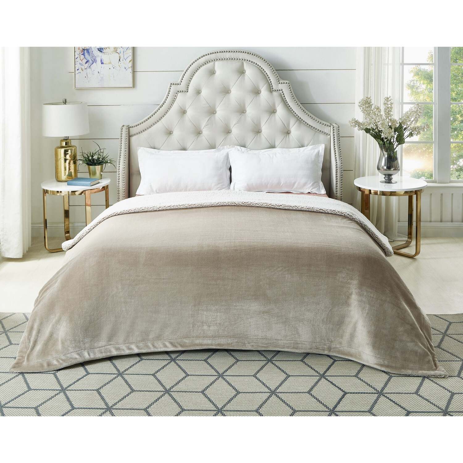 

Плед Cosy Tyme Saleem Cozy Tyme, цвет Taupe