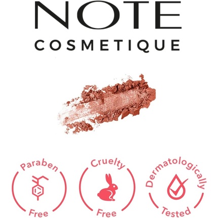 

Минеральные румяна со светоотражающим эффектом Note Cosmetique Baked Blusher Illuminating Powder Cheek Blush Natural Glow Note Cosmetics