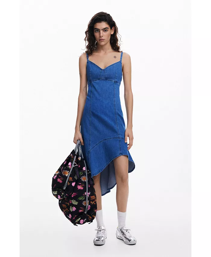 

Женское джинсовое платье миди Desigual, синий