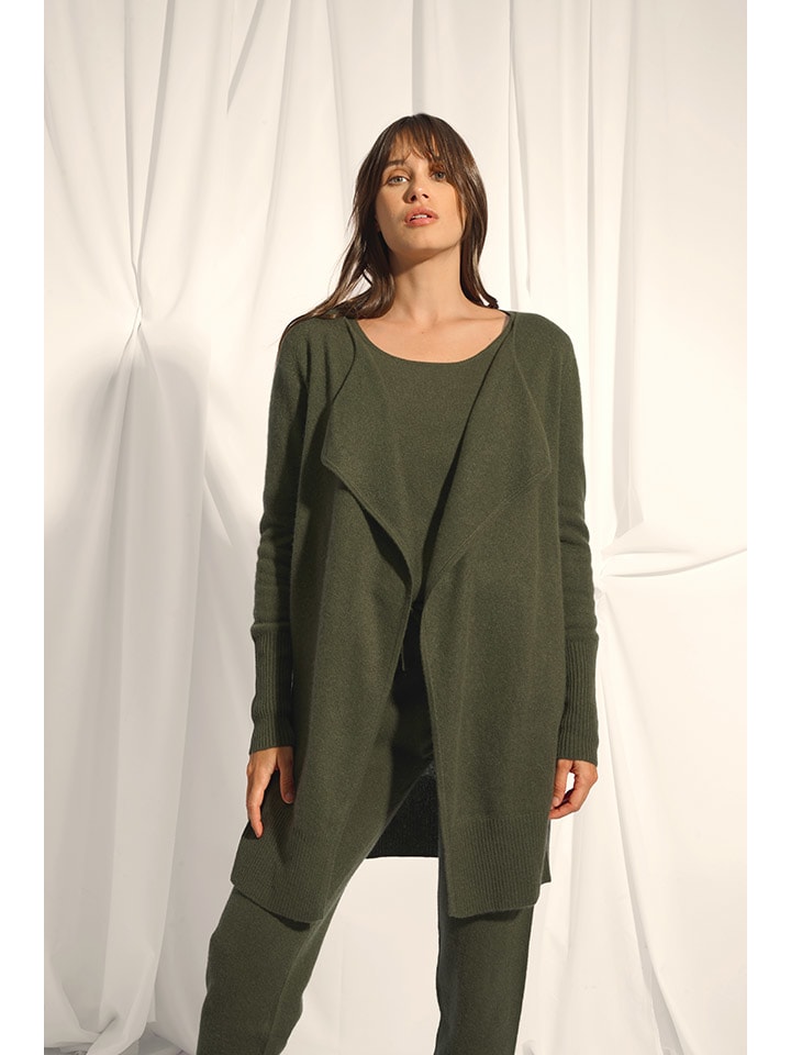 

Кардиган Just Cashmere, хаки