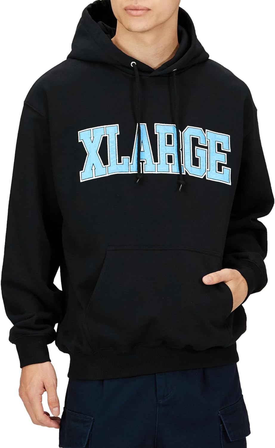 

Толстовка с капюшоном размера XLARGE, толстовка с капюшоном с логотипом колледжа, мужская, черный