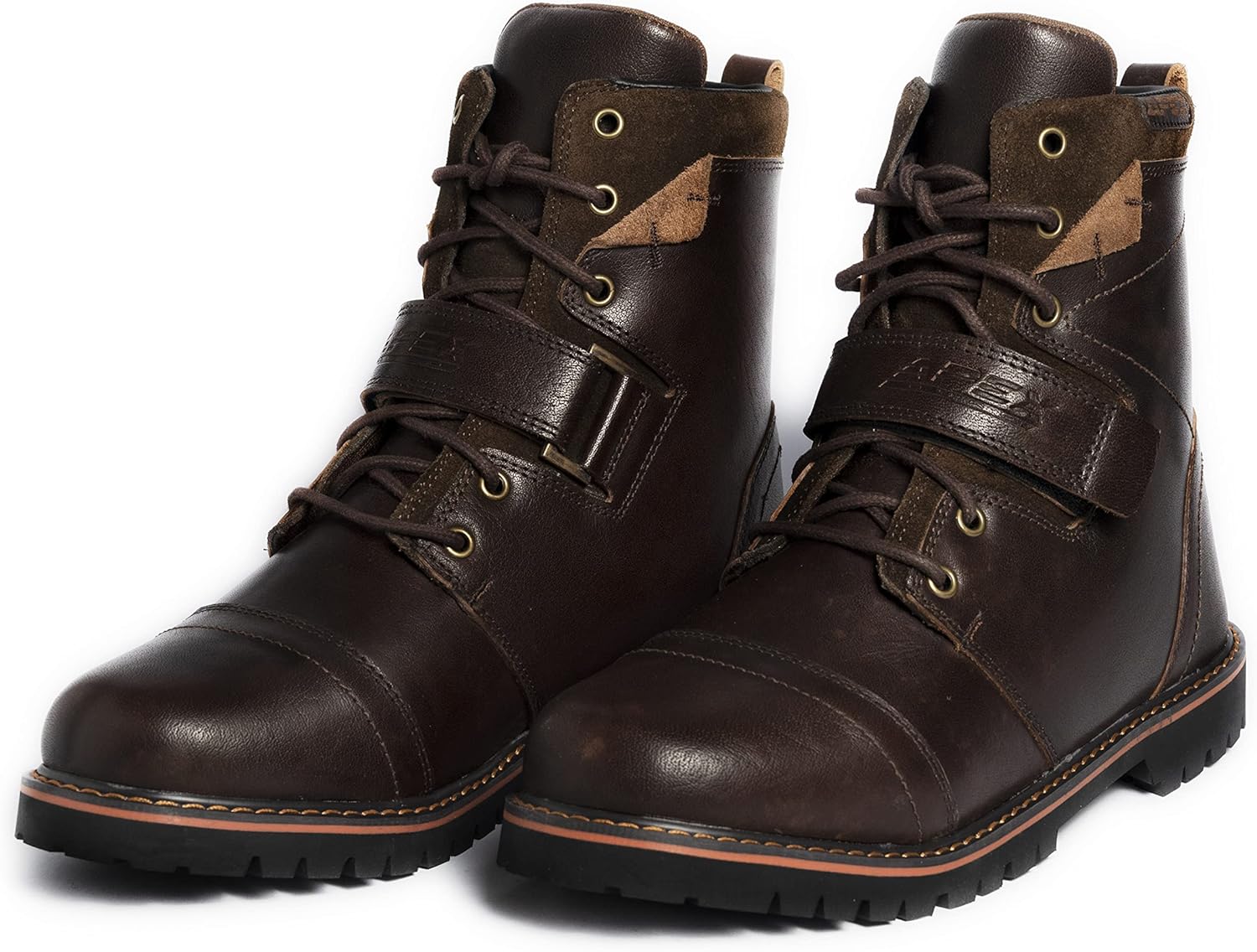 

Patron - мужские туристические мотоциклетные ботинки - темно-коричневые Apex Duro