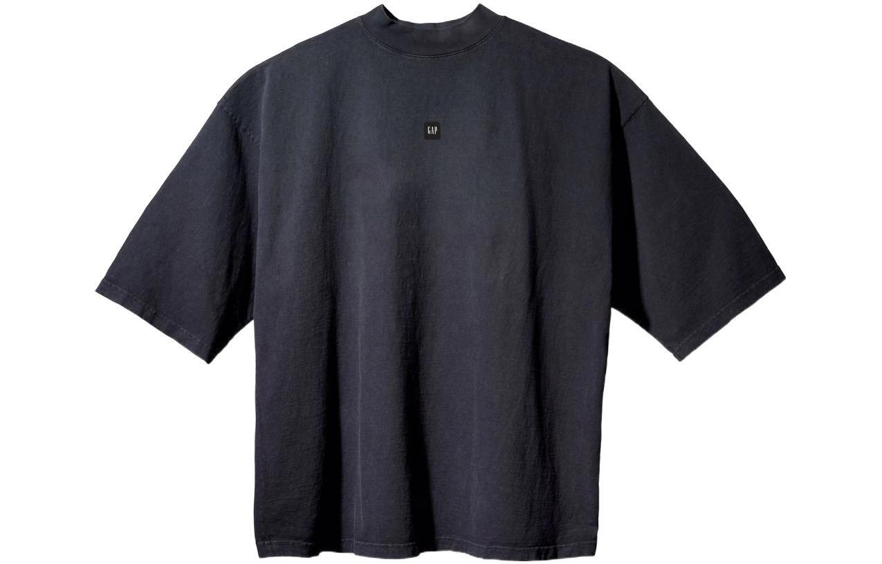 

Футболка Balenciaga X унисекс, черная, выстиранная Yeezy, черный