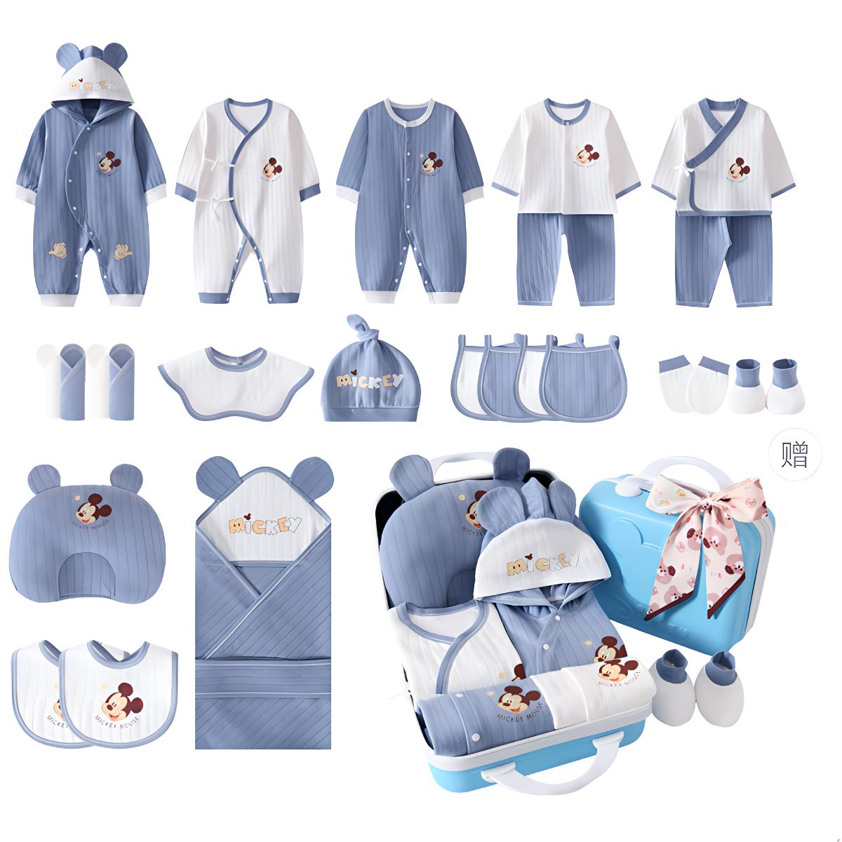 

Подарочный набор для малыша 26 предметов для младенцев и детей ясельного возраста Disney, синий