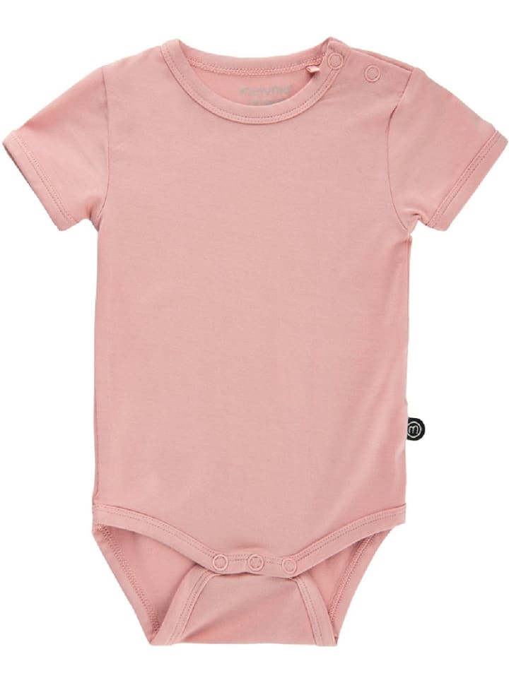 

Minymo Детский боди с короткими рукавами "Body SS" розового цвета