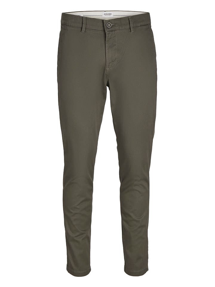 

Брюки чинос Jack & Jones Chino, хаки