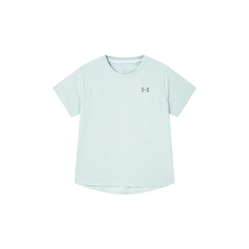Футболка детская Crew Neck Under Armour Pure Aqua Green