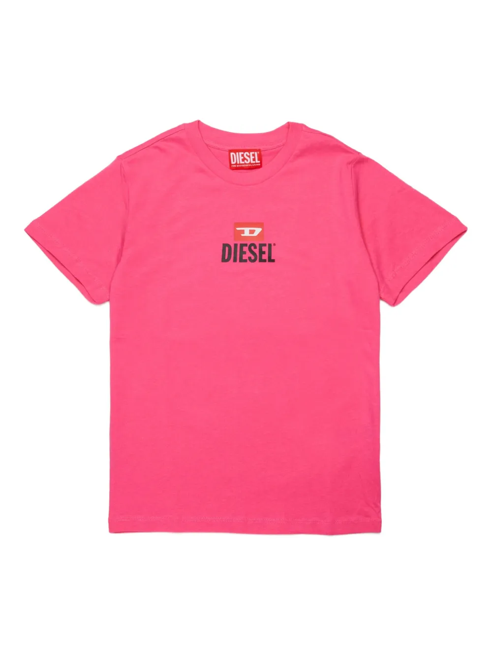 

Футболка с логотипом Diesel Kids, розовый