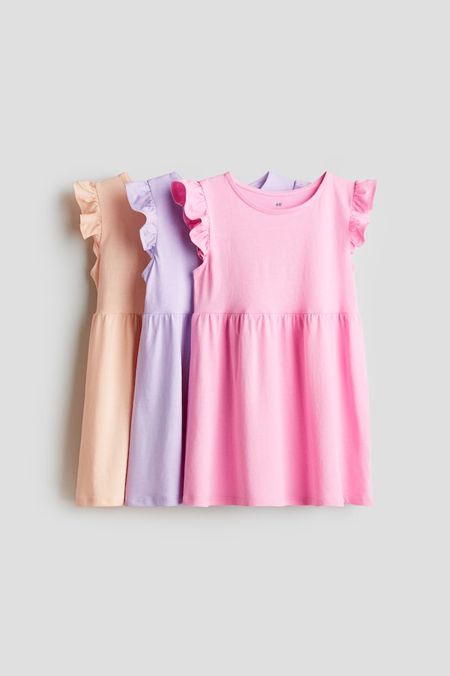 

Комплект из 3 платьев из джерси H&M, мультиколор