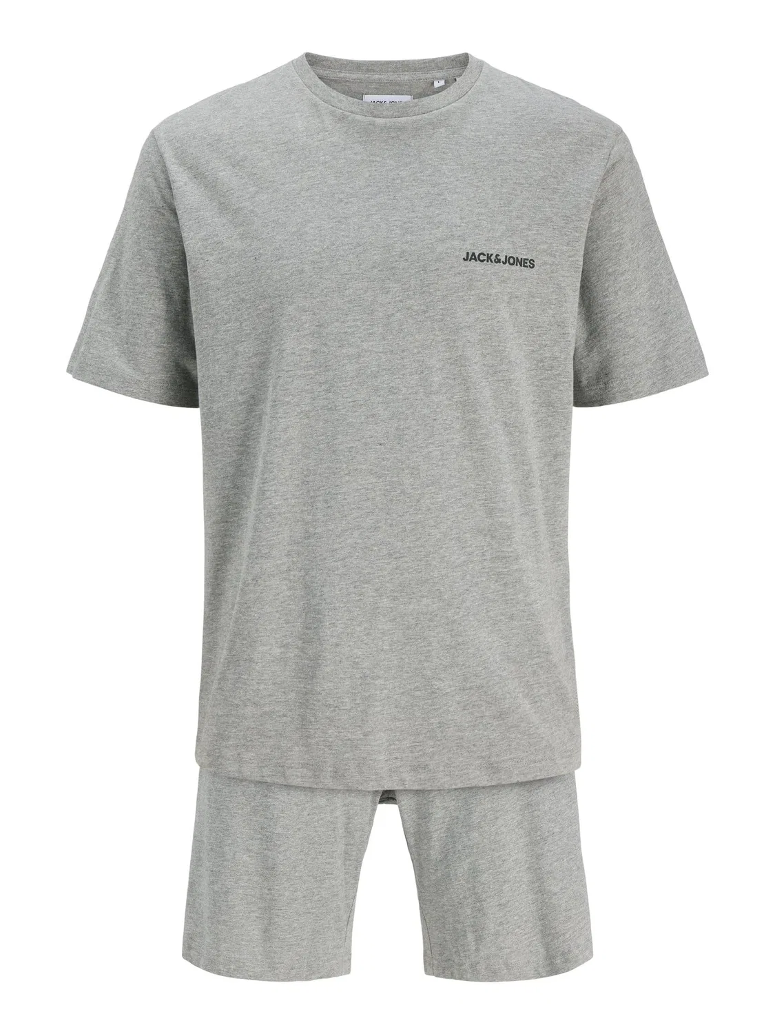 Лонгслив и шорты лонжвеар-сет JACEVEREST JACK & JONES Junior, light grey melange
