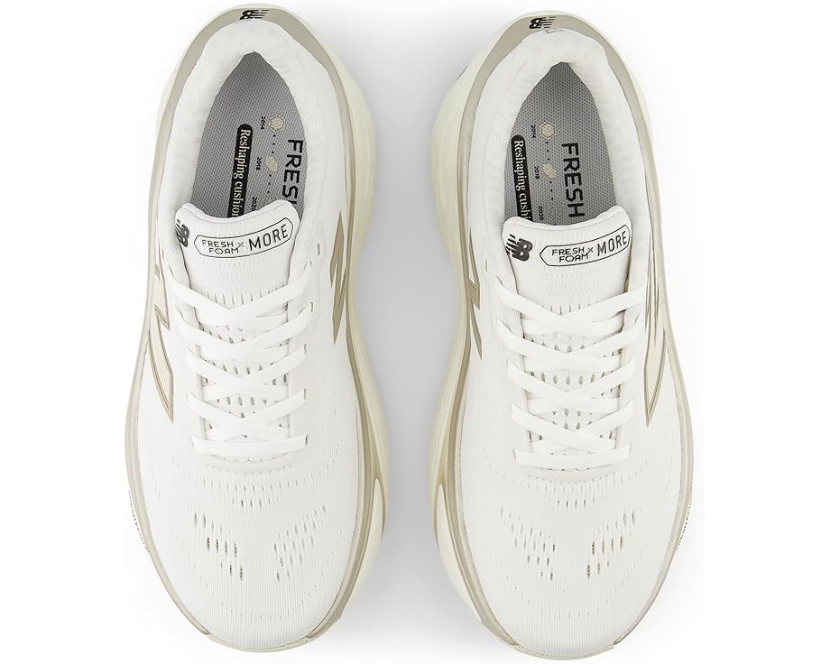 Кроссовки New Balance Fresh Foam X More v5, цвет White/Sea Salt — фото 2