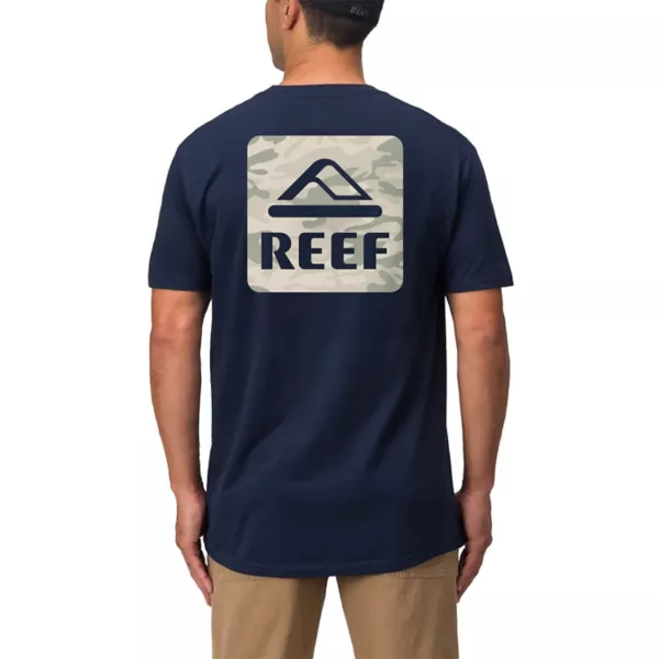 

Мужская футболка с графическим принтом Reef, синий