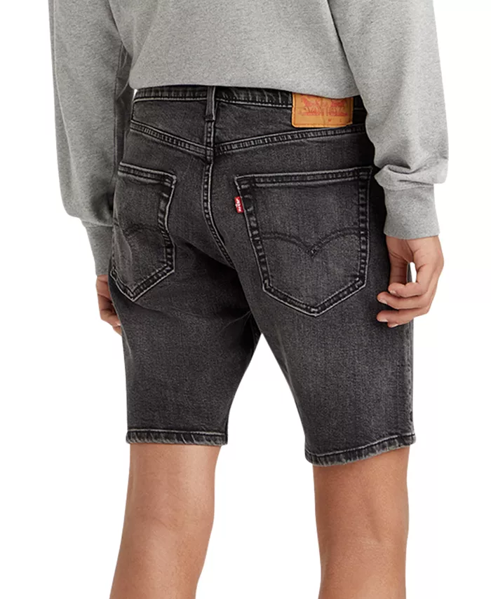 Мужские джинсовые шорты Flex 412 Slim Fit с пятью карманами, длина 9" Levi's, серый — фото 2