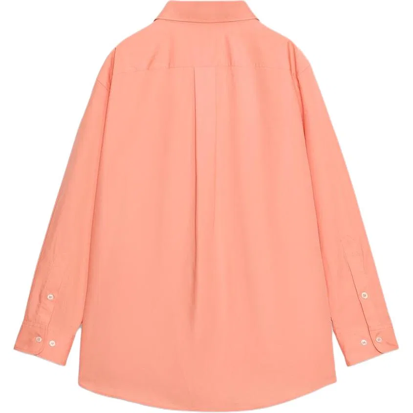 Женская рубашка с лацканами Peach ZARA, Peach — фото 3