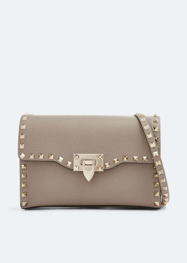 

Сумка кросс-боди VALENTINO GARAVANI Rockstud small crossbody bag, серый