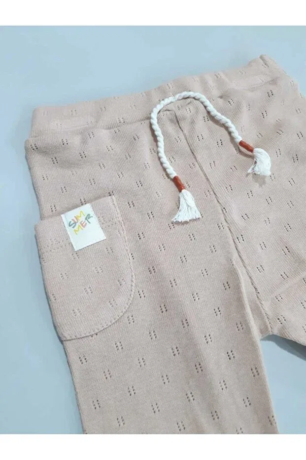 Детские брюки для девочек хлопковые Sönmez Baby, Brown — фото 2