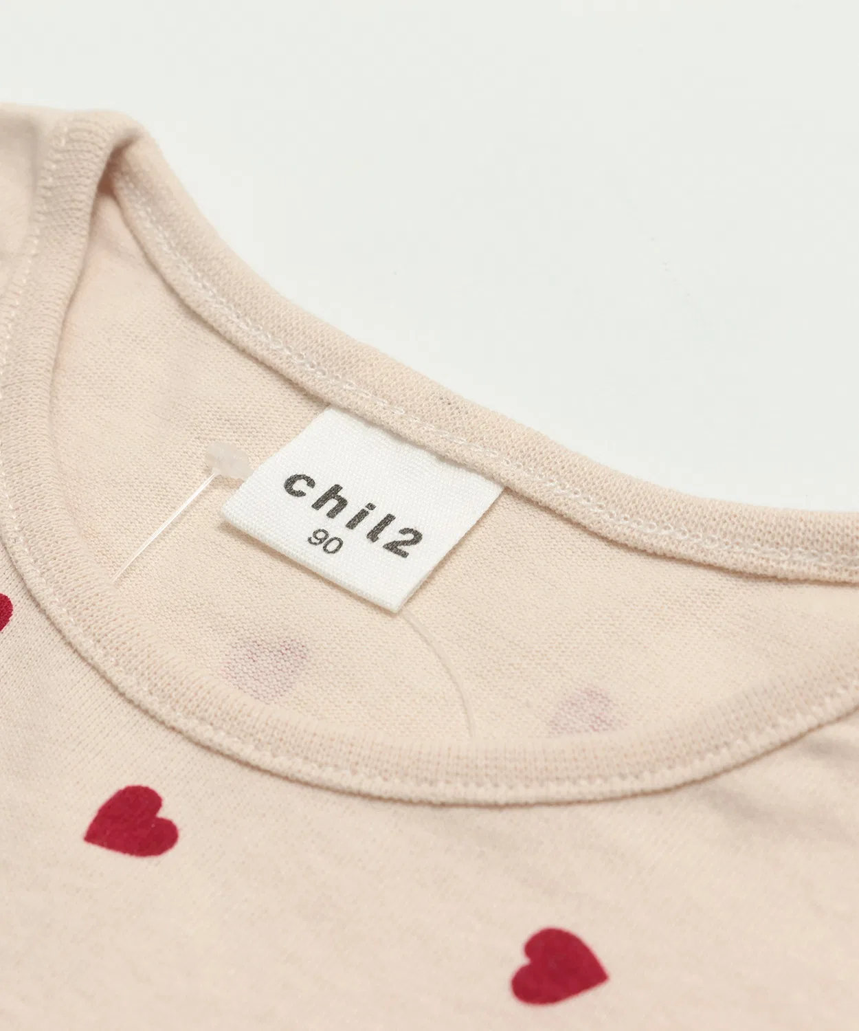 Детская футболка с длинным рукавомс принтом, модель Total Pattern, chil2, Cream — фото 4