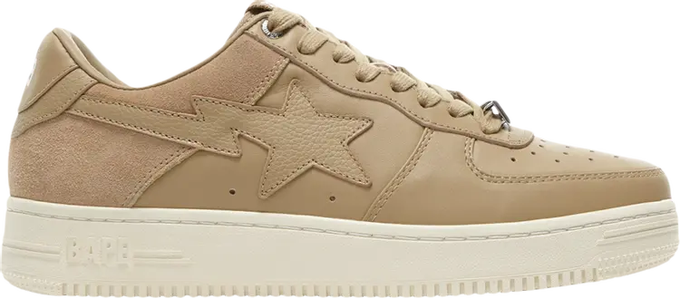 

Кроссовки Bapesta Low Suede Heel - Beige, коричневый