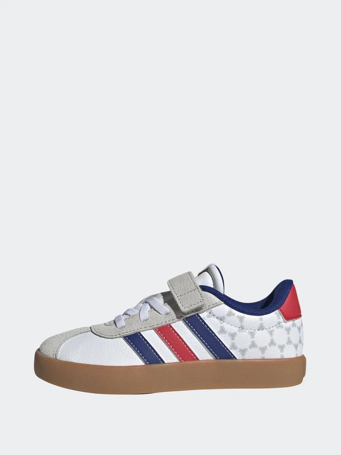 Кроссовки VL Court 3.0 adidas, Белый/Темно-синий — фото 3